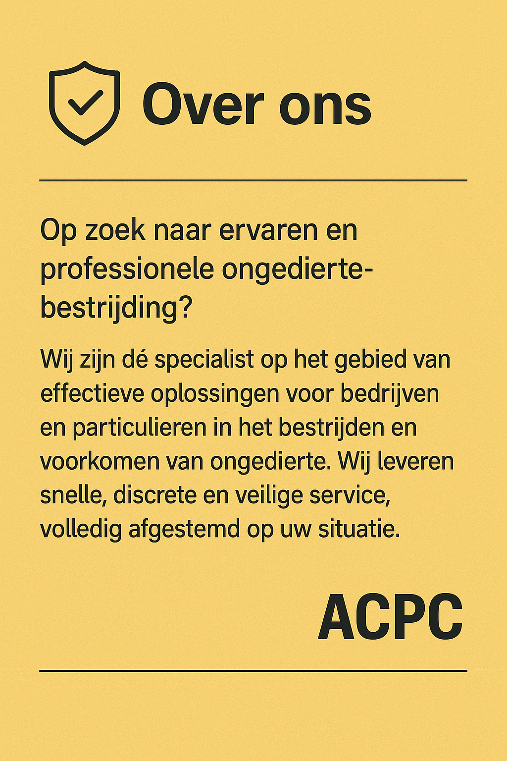 Over ArCa Pestcontrol: Duurzame Ongediertebestrijding